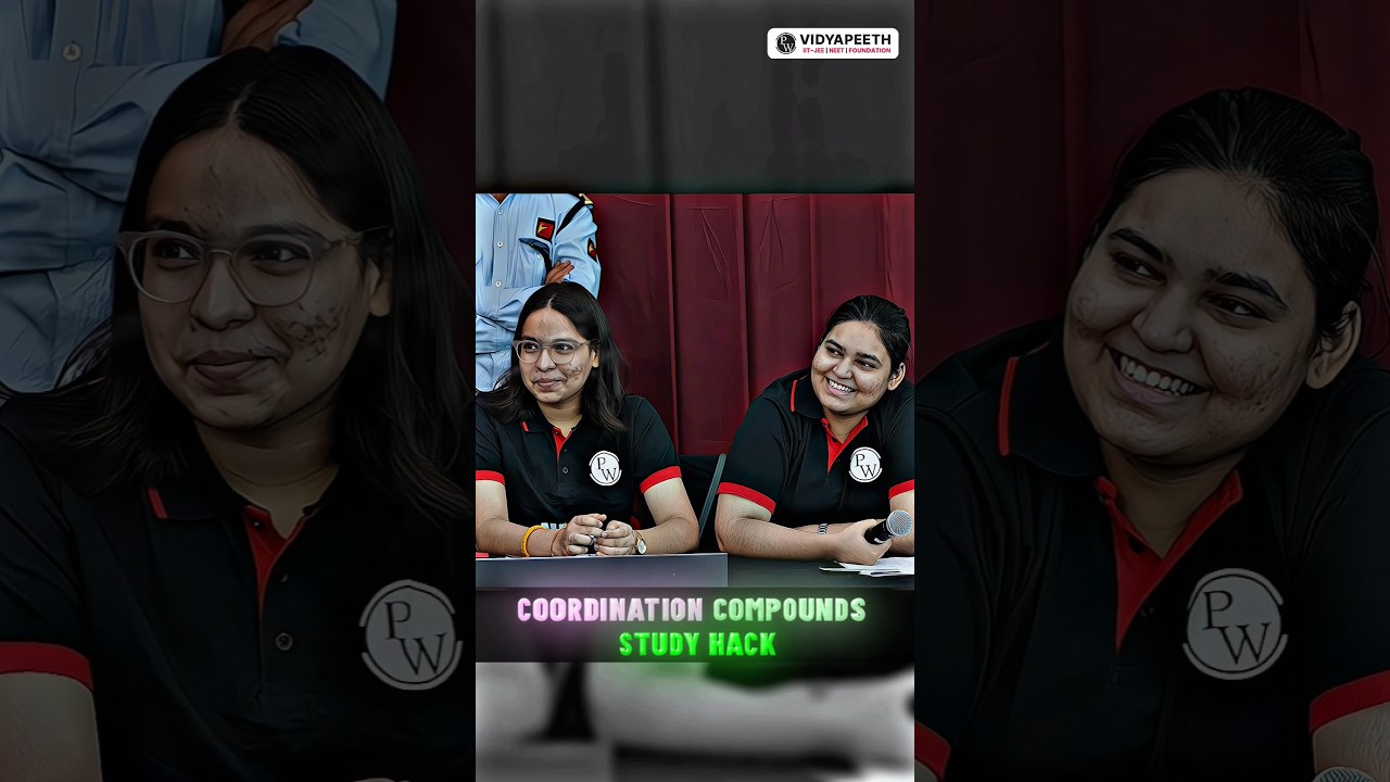 Coordination Compounds Study Hack! 🤯 || Junior Rocked, Toppers Shocked!