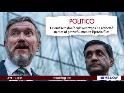 Ro Khanna on MS NOW's Morning Joe with Joe Scarborough, Mika Brzezinski and Willie Geist