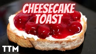 How to Make Cheesecake Toast ~ Easy Cooking