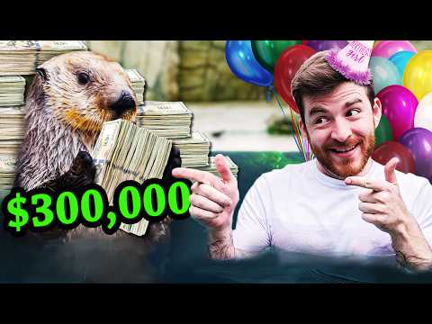We somehow raised $300,000 for a Sea Otter's birthday