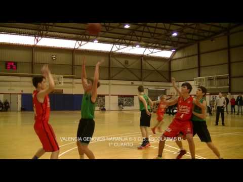 VALENCIA GENOVES NARANJA 59-49 C.B. ESCOLAPIAS B