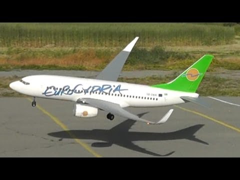 Thumbnail for RC Eurocypria 737|First Official Flight|Walkaround, Taxi, Takeoff, Lowpass, Landing by Taxi