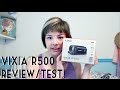 Canon Vixia HF R500 Unboxing/Review/Test! 