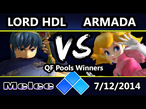 EVO 2014 - LORD HDL (Marth) Vs. P4K EMP | Armada (Peach) SSBM Winners Bracket - Melee