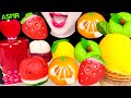 ASMR WAGASHI SWEET BEAN CAKE PETIT CAKE 과일 화과자 과일 케이크 먹방 MUKBANG