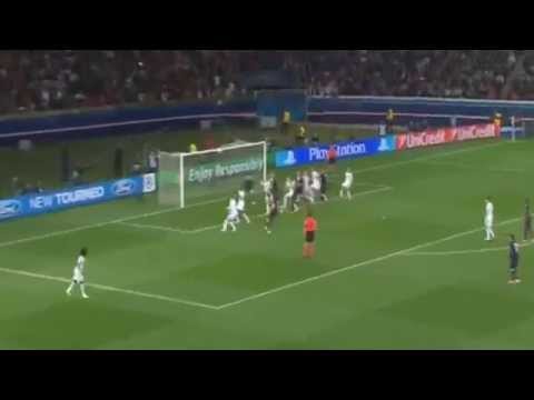 David Luiz Own Goal 2-1 Paris Saint Germain vs Chelsea | 2-4-2014 Champions League HD