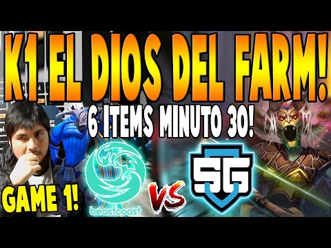 BEASTCOAST vs SG E-SPORTS [GAME 1] BO2 - K1 El Dios Del Farm! - ESL ONE FALL 2021 DOTA 2
