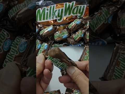 #Asmr #Chocolate #Milky Way #Shorts #Foods #Snack #Satisfying