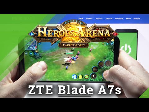 Test Heroes Arena Gameplay on ZTE Blade A7s – High Graphics Checkup