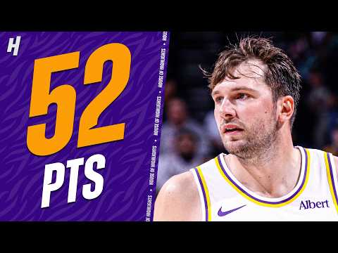 Luka Doncic CRAZY 52 PTS vs Jazz 🔥
