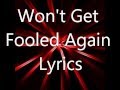 The Who Wont Get Fooled Again Lyrics