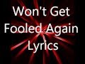 The Who Wont Get Fooled Again Lyrics 