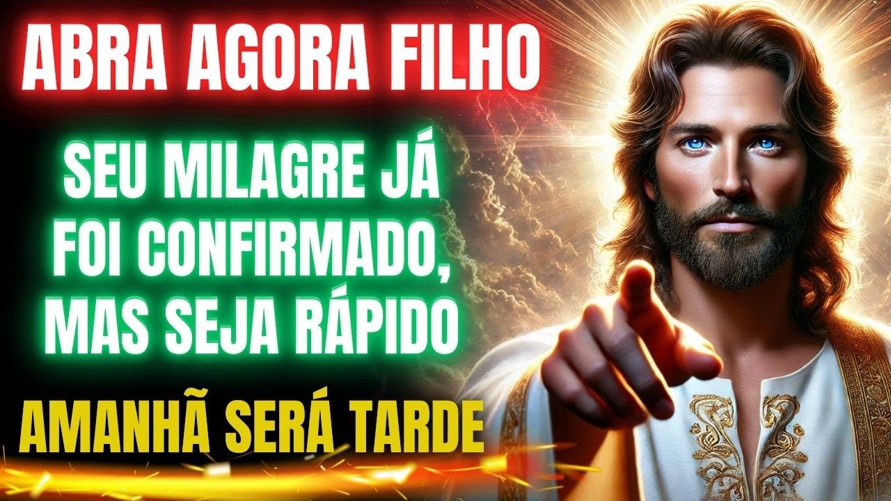 ✨ FILHO, EU DISSE QUE ENVIAREI! E AGORA ESTÁ EM SUAS MÃOS!