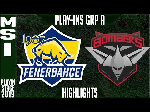 FB vs BMR Highlights | MSI 2019 Play-In Stage - Group A Day 1 | 1907 Fenerbahce Esports vs Bomber