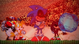 What happens if Knuckles dies when he fights versus Exeller? Sonic.exe The Spirits Of Hell