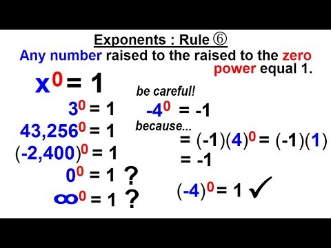 Algebra Ch 4 Exponents Scientific Notation 1 of 35 What is an Exponent