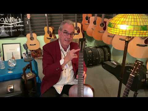 Mahogany-topped acoustic guitars.