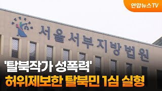 '탈북작가 성폭력' 허위제보한 탈북민 1심 실형