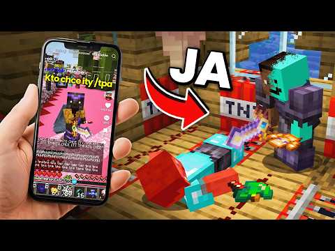 Użyłem TIK TOKA, żeby STRAPOWAĆ GRACZY w MINECRAFT