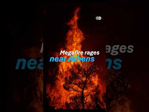 Crews battle megafire near Athens | DW News