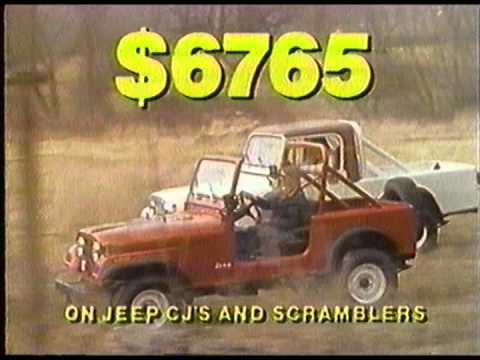 1982 AMC Jeep CJ and Scrambler Commercial