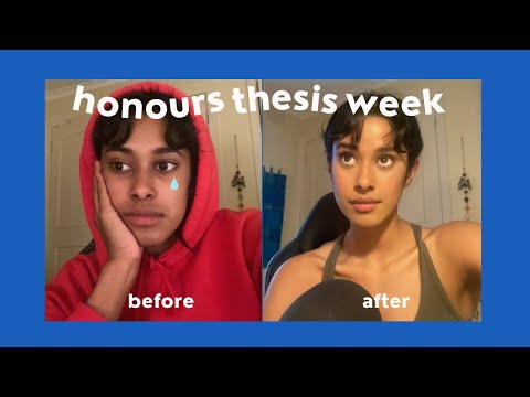 Honours thesis submission week *with multiple breakdowns* | Psychology Honours Vlog