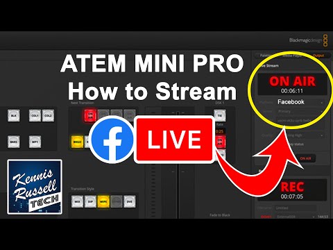 ATEM Mini Pro | How To Stream to Facebook Tutorial