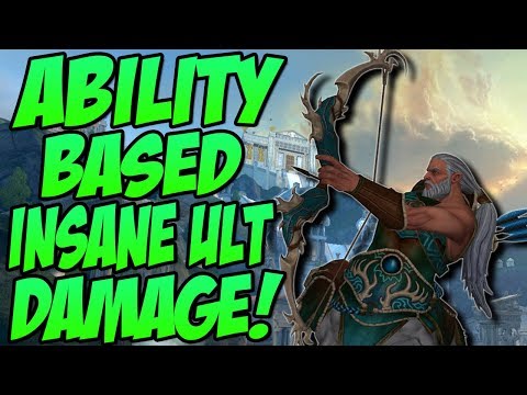 ABILITY BASED CHIRON = CRAZY ULT DAMAGE! - GrandMasters Ranked Duel - SMITE