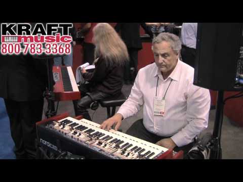 Kraft Music - Nord C2D Organ Demo with Richard Freidman at NAMM 2012