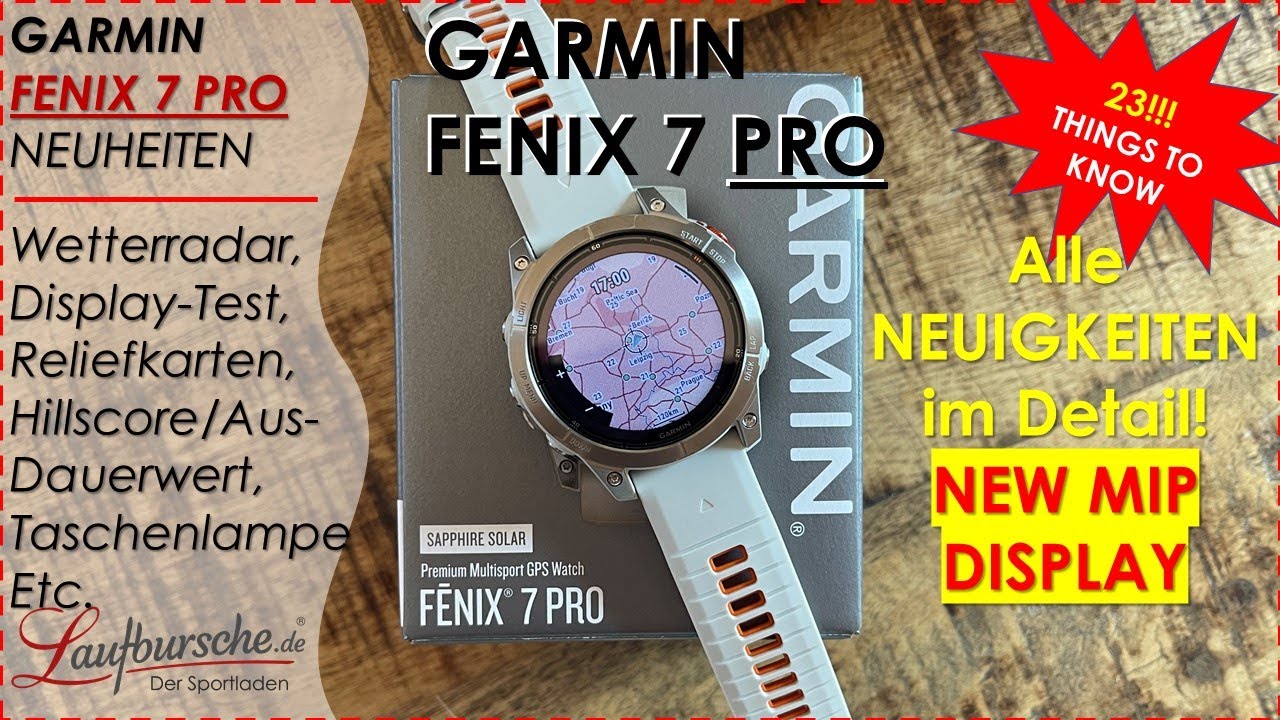 Garmin - 7X Fenix Sapphire Pro Ultimative GPS-Multisportuhr