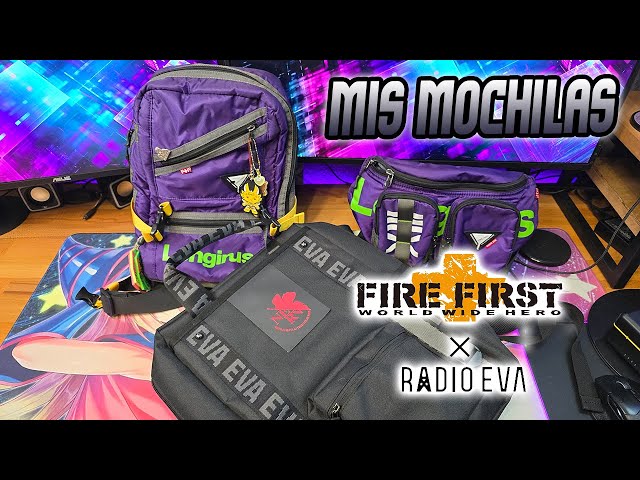 Vídeo relacionado con FIREFIRST x RADIO EVA - Evangelion Mochila Con Etiqueta de Símbolo