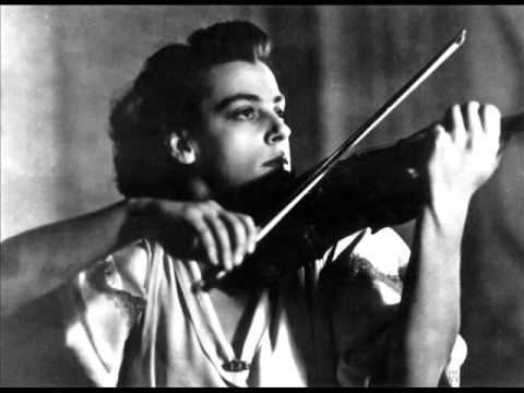 Ginette Neveu plays Paradies Sicilienne