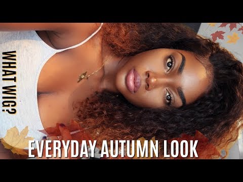 AUTUMN/FALL NATURAL LOOKING OMBRE CURLY HAIR + QUICK NATURAL MAKEUP | RPGSHOW Video