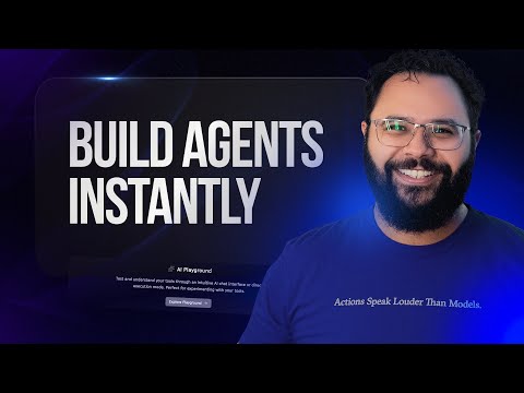 You can now build agents in seconds