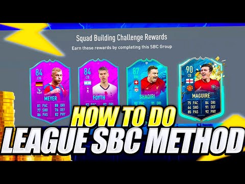 How to GRIND the LEAGUE SBCs & Upgrade Packs for TOTSSF using Bronze Pack Method (FIFA 20)