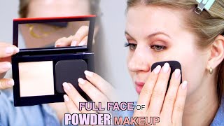 Full Face of BEST Powder Makeup