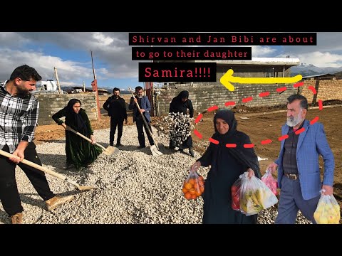 Meeting of Shirvan and Jan  with their young daughter and inviting her to be present with the family