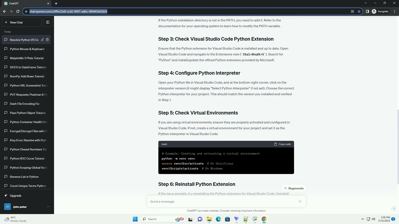 Fatal Python error initfsencoding unable to load the file system codec ModuleNotFoundError No module