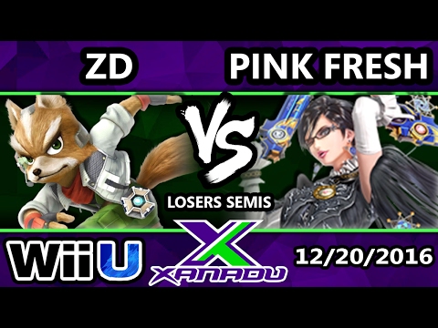 S@X 181 - ZD (Fox) Vs. VGBC | Pink Fresh (Bayonetta) - SSB4 Losers Semis - Smash for Wii U