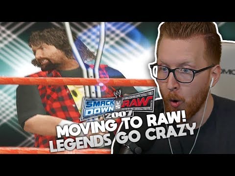 WWE SmackDown vs RAW 2007 - Raw Part 1 - WWE Legends Go CRAZY!