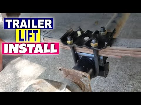 DEXTER TRAILER LIFT 6 X 12 Cargo Trailer Camper Conversion Part 32 #flgctc