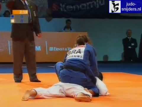 Judo 2009 Rotterdam: Sara Menezes (BRA) - Jung-Yeon Chung (KOR) [-48kg] bronze, match.