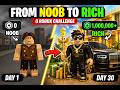 0 Robux To PRO In 24 Hours Roblox Challenge