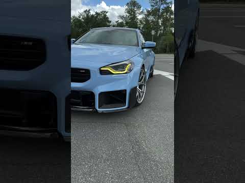 BMW G87 M2 with M performance Carbon + Titan 7 Wheels + AST A.L.S Springs