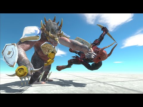 ARMORED KING GORO VS EVERY UNITS - Animal Revolt Battle Simulator