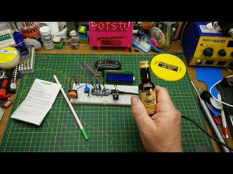 testing an alcohol tester - drinking for science!