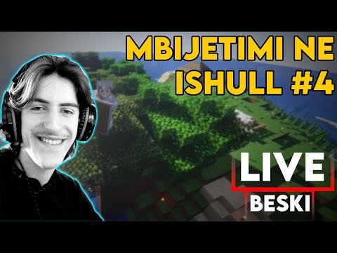 🔴Mbijetimi ne ishull - Minecraft Shqip #4 | Beski Live