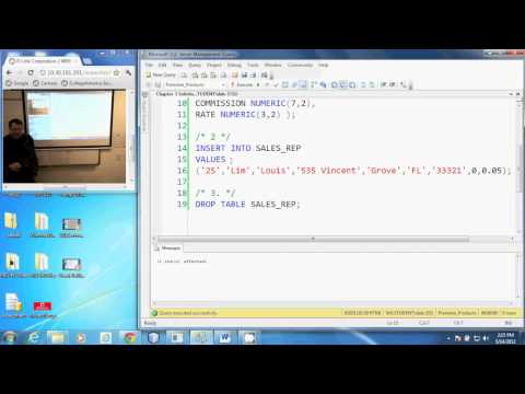 Prg 140 Insert Into Sql Script