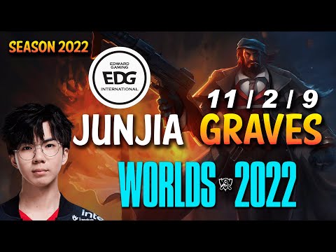 EDG Junjia GRAVES vs RAMMUS Jungle - NA Ranked - WORLDS 2022