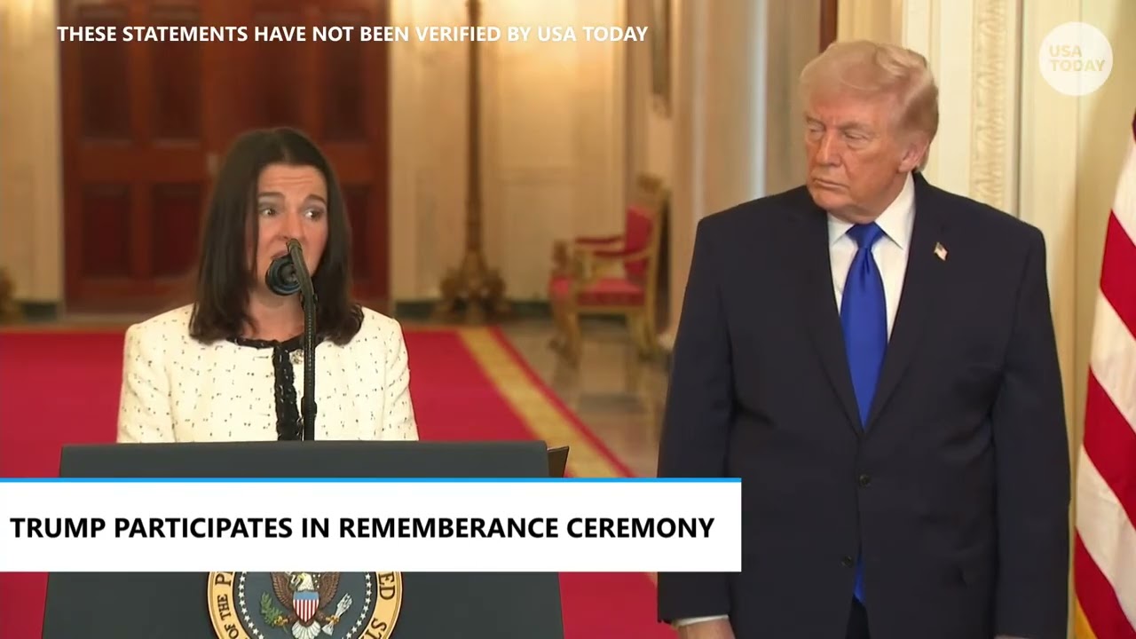 Laken Riley's mother thanks Donald Trump during White House's Angel Families Remembrance Ceremony